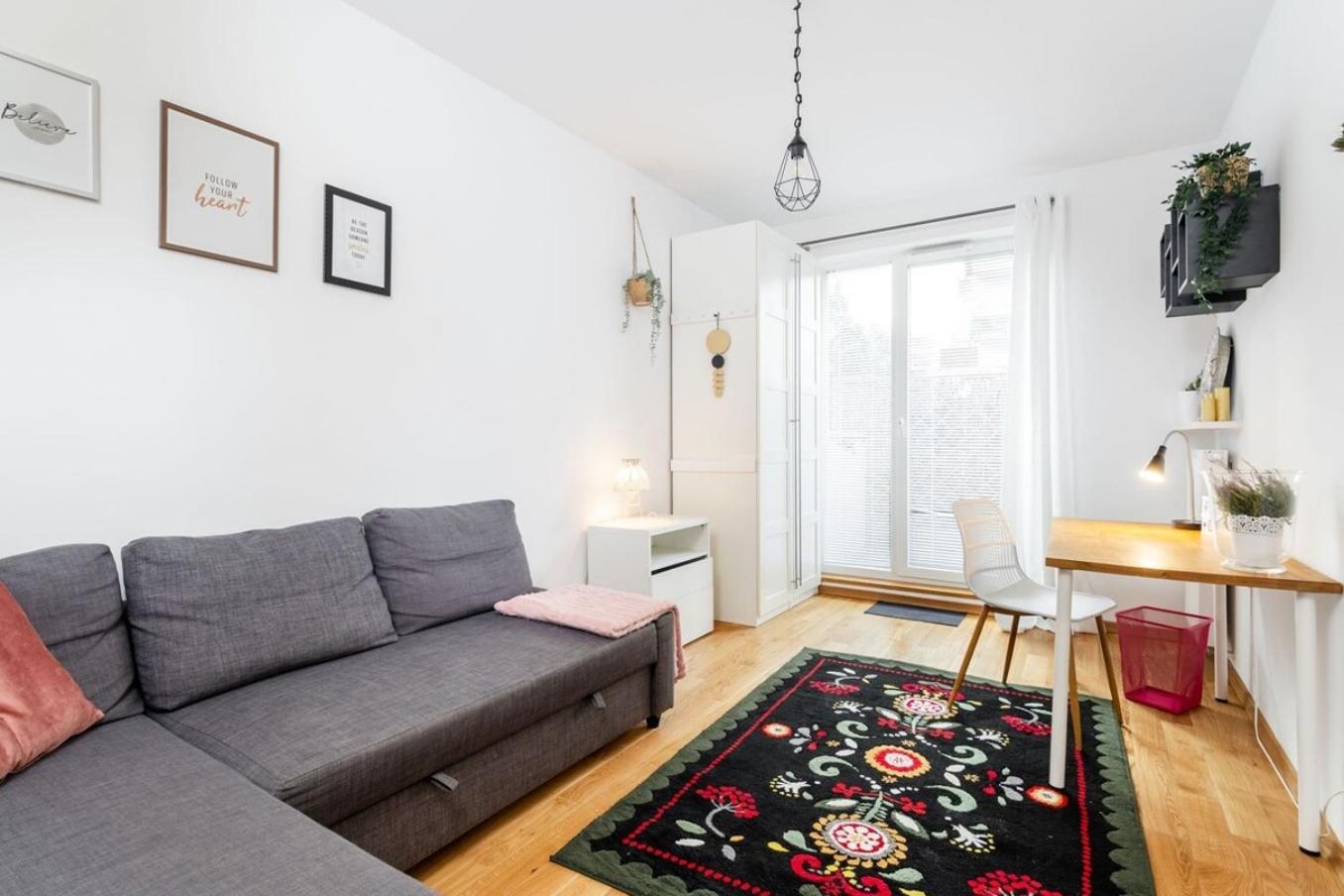Modern 70M Apartment With Private Garden Metro Warszawa Exteriör bild
