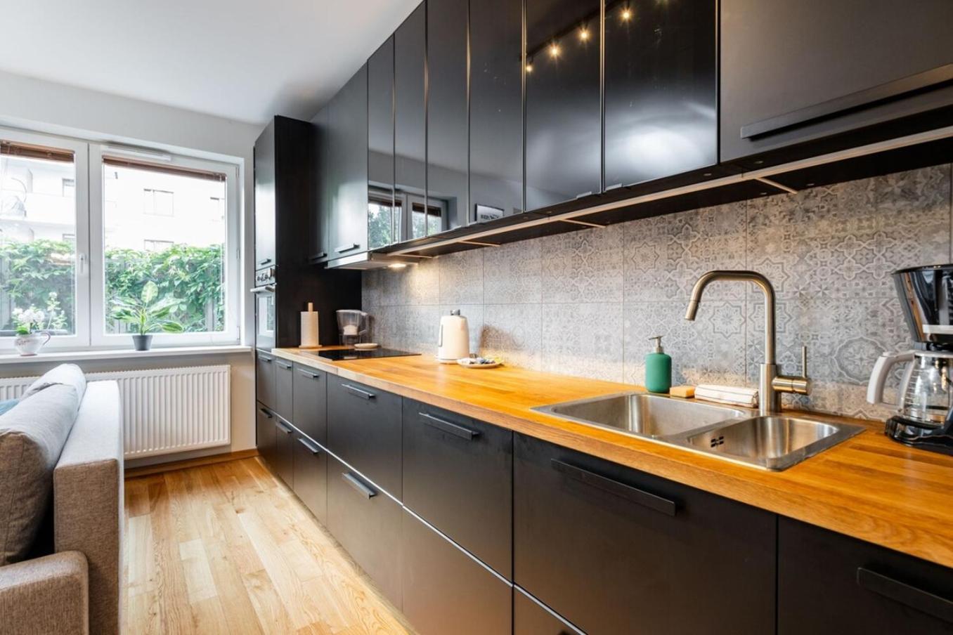 Modern 70M Apartment With Private Garden Metro Warszawa Exteriör bild