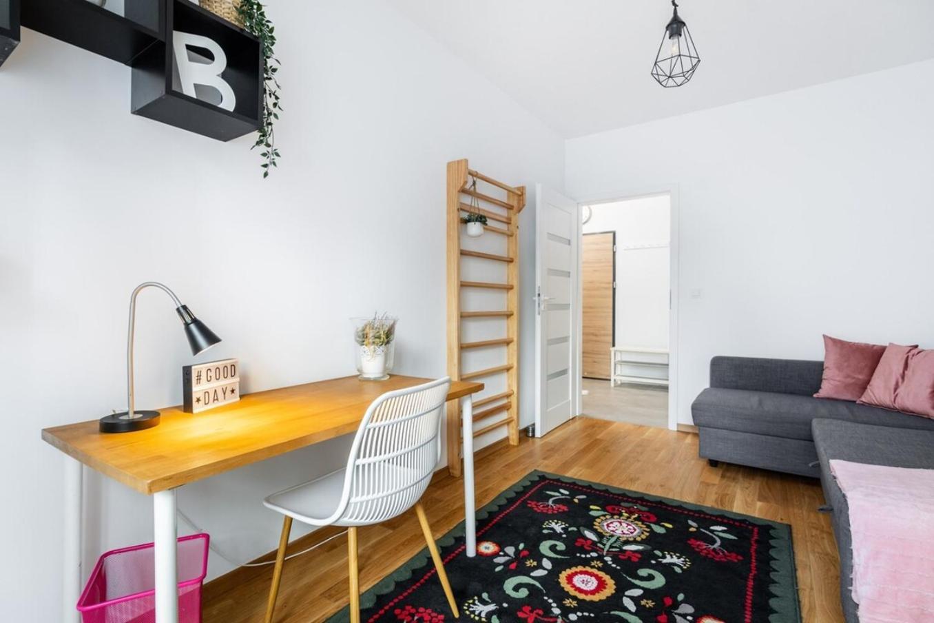 Modern 70M Apartment With Private Garden Metro Warszawa Exteriör bild
